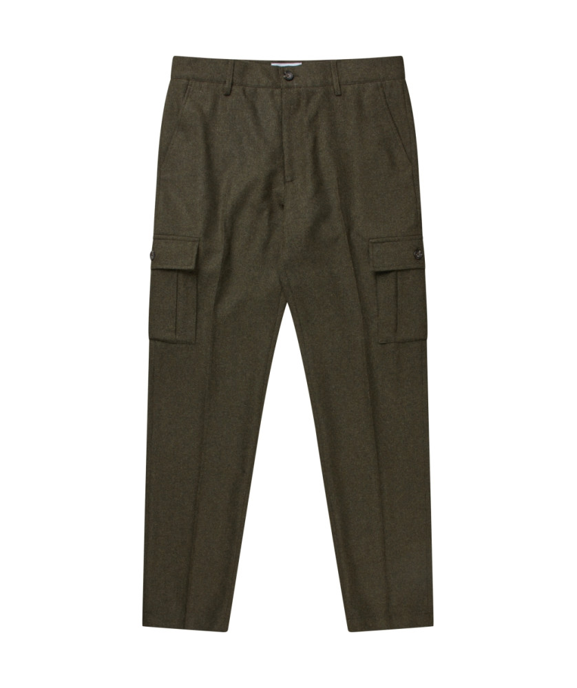 Pantalon cargo en laine Les deux