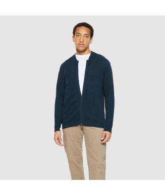 Cardigan zippé