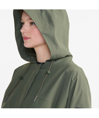 Imperméable ceinturé